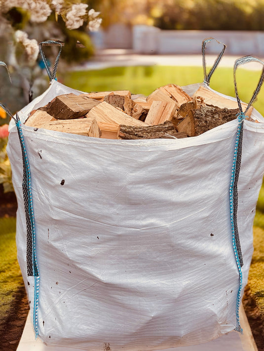 British Kiln Dried Hardwood Logs Multiple Bulk Bag Sizes