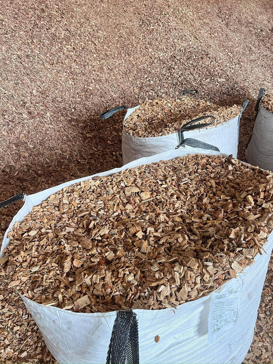 Garden & Play Area Safe Wood Chip Mulch 850 - 1600 Litre Bag