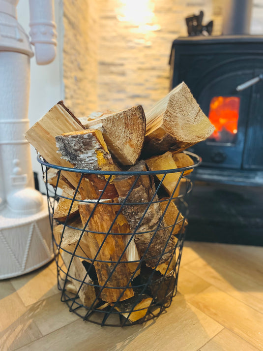 British Kiln Dried Birch Logs Multiple Bulk Bag Sizes
