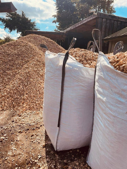 Garden & Play Area Safe Wood Chip Mulch 850 - 1600 Litre Bag