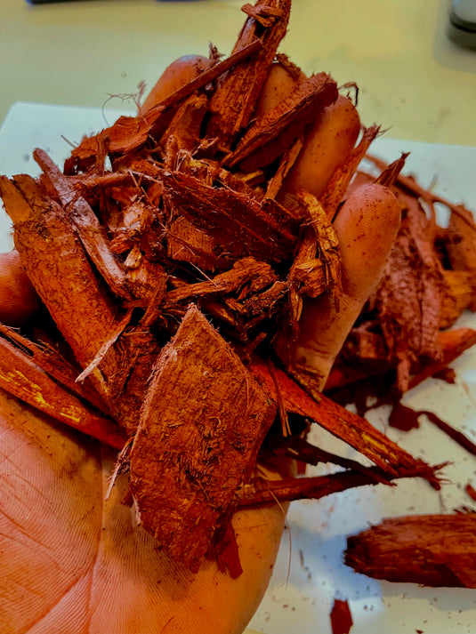 Red Decorative Garden Bark Mulch