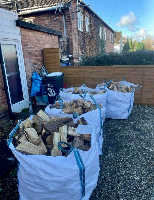 Premium Quality Seasoned Hardwood Firewood Bulk Bags