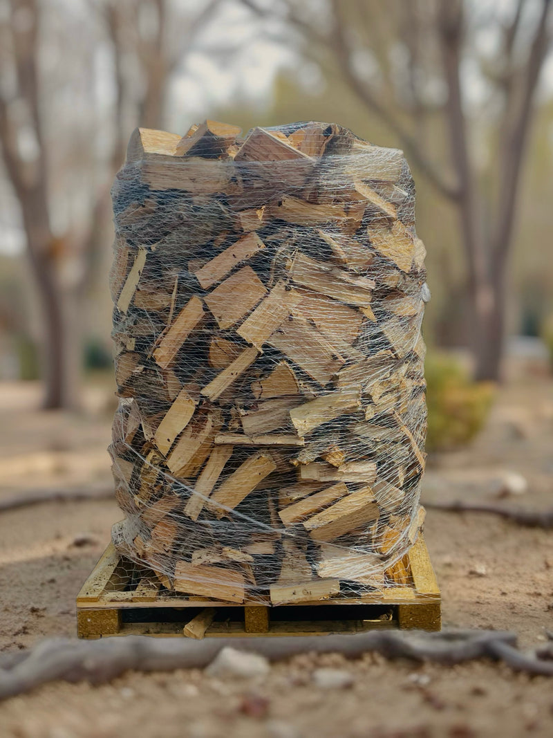 Load image into Gallery viewer, Part Seasoned Larch Firewood 2m3 Drying Net
