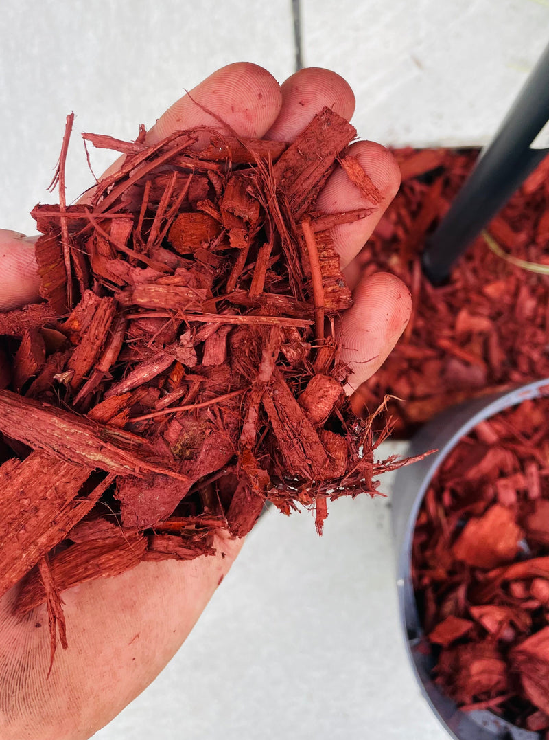Load image into Gallery viewer, Red Decorative Garden Bark Mulch
