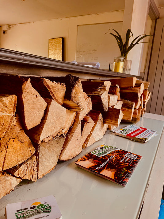 Seasoned Ash Firewood Logs Flat Level Load