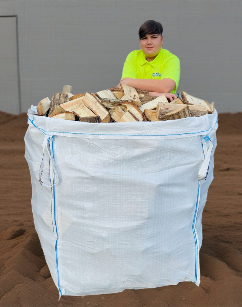 Load image into Gallery viewer, Premium Quality Seasoned Hardwood Firewood Bulk Bags
