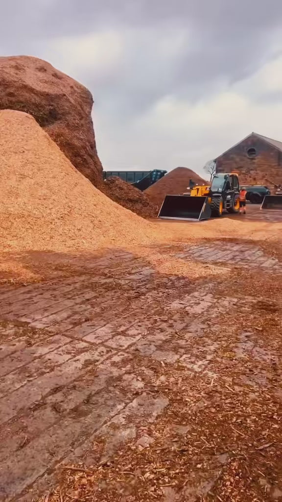 Load and play video in Gallery viewer, Red Decorative Garden Bark Mulch
